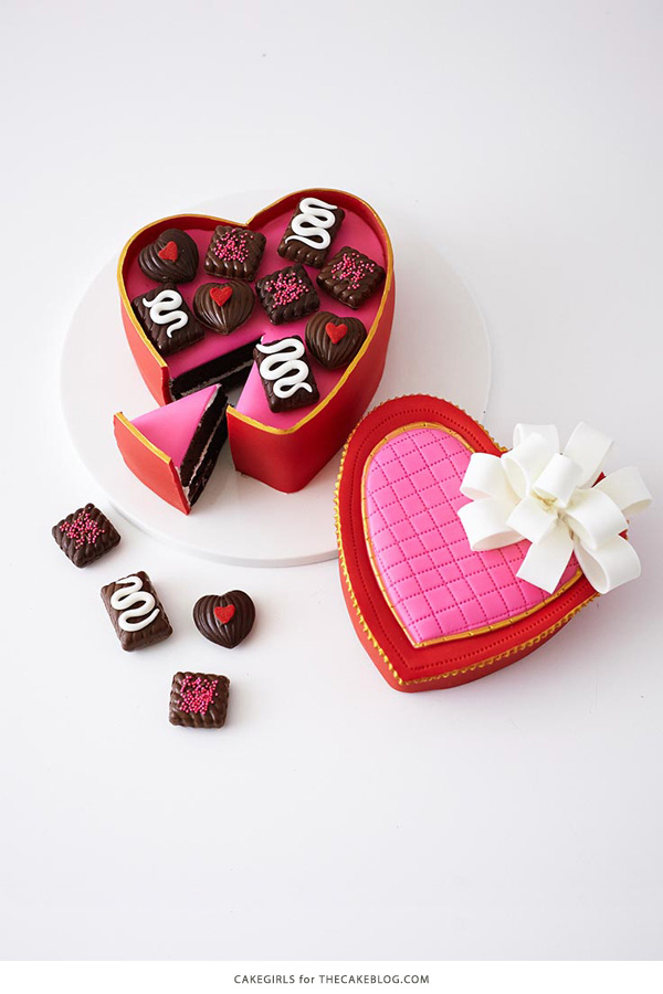 Valentine Chocolate Heart Candy Boxes