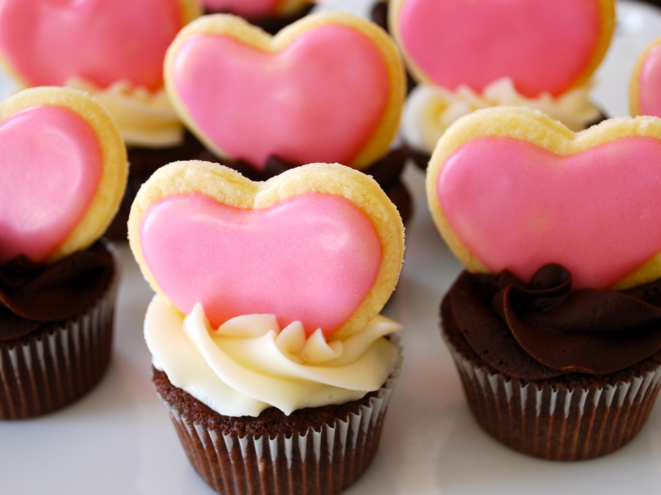 Valentine's Day Cookies and Cupcakes