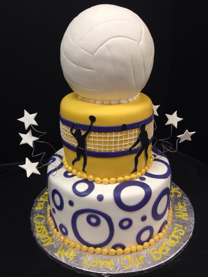 Volleyball Birthday Cake