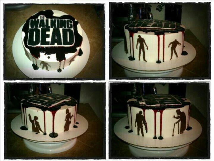 Walking Dead Birthday Cake