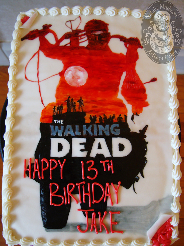 Walking Dead Cake