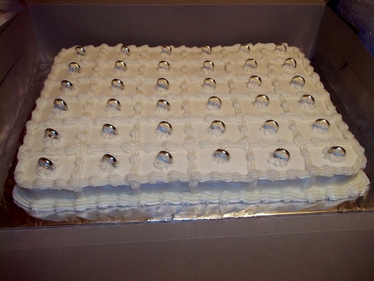 Wedding Shower Cake Squares Wedding Shower Cake Squares