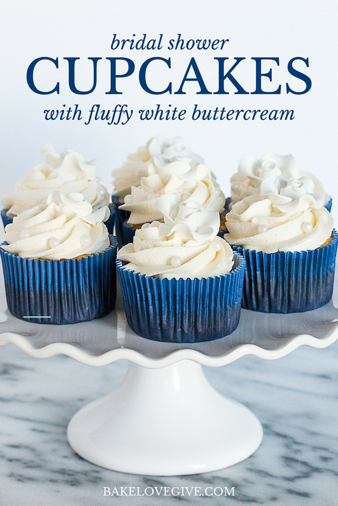 White Bridal Shower Cupcakes with Pearls White Bridal Shower Cupcakes with Pearls