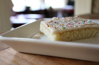 White Texas Sheet Cake