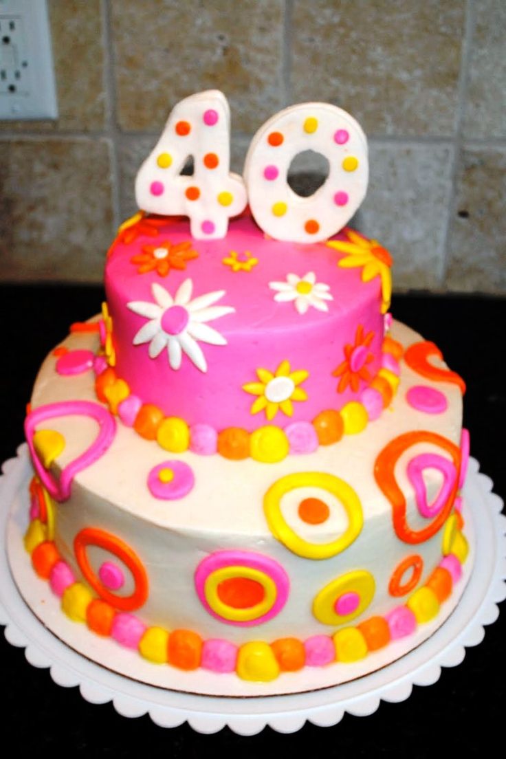 Woman 40th Birthday Cake Ideas Woman 40th Birthday Cake Ideas
