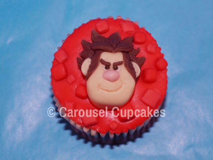 Wreck-It Ralph Cupcake Cake