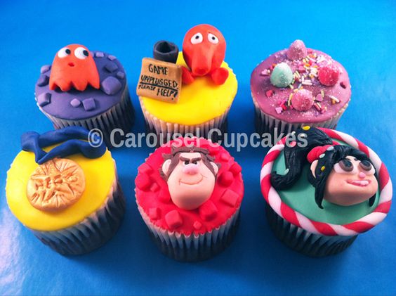 Wreck-It Ralph Cupcakes