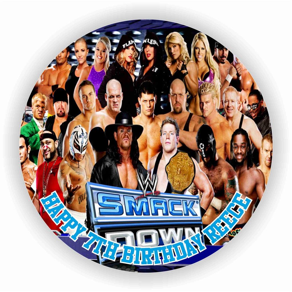 WWE Birthday Cake Toppers WWE Birthday Cake Toppers