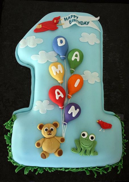 1 Year Old Birthday Cake Ideas for Boys