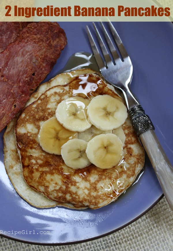 2 Ingredient Banana Pancakes