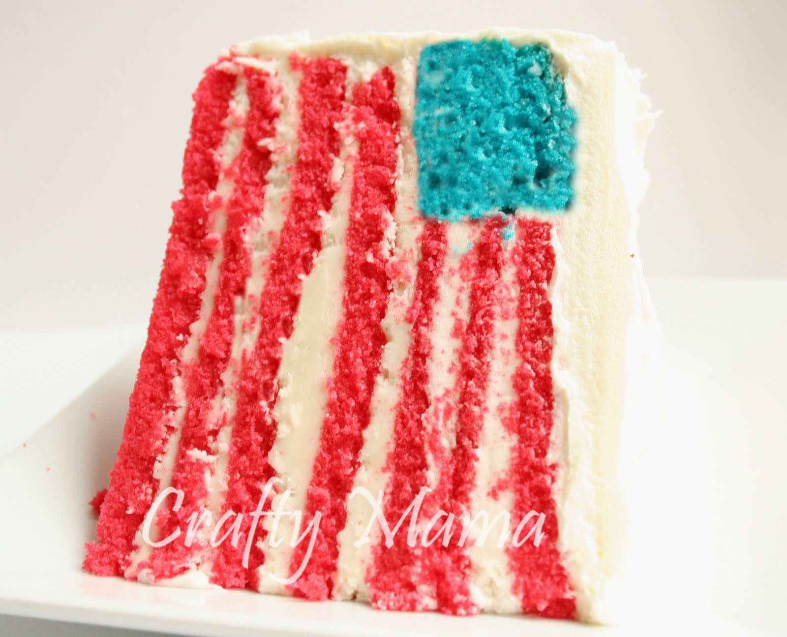 4th of July Flag Cake