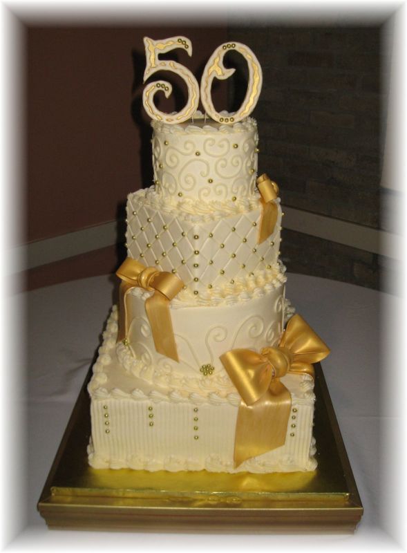 50th Anniversary Cake 50th Anniversary Cake