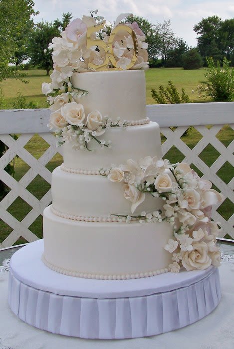 50th Wedding Anniversary Cake 50th Wedding Anniversary Cake