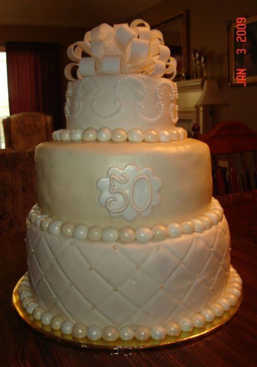 50th Wedding Anniversary Cake 50th Wedding Anniversary Cake