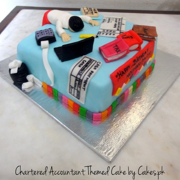 Accountant Birthday Cake