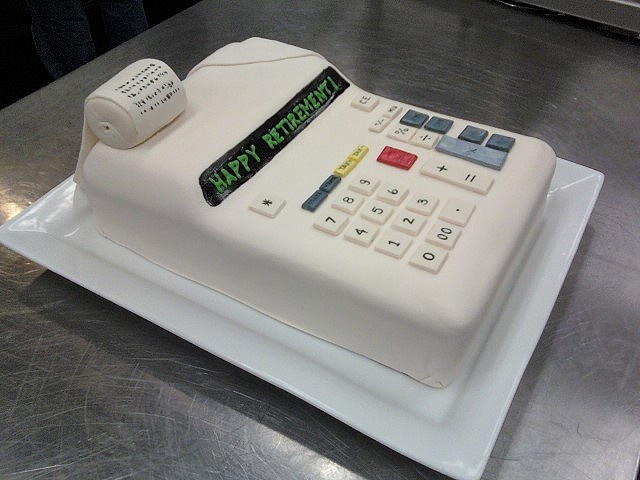 Accountant Retirement Cake