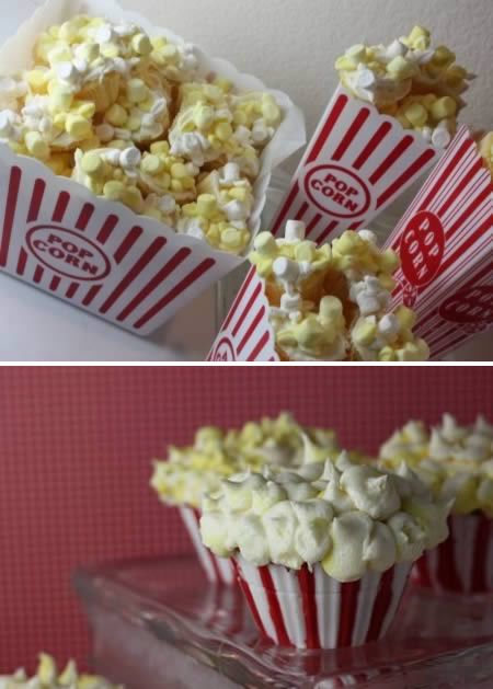 Amazing Popcorn Cupcakes