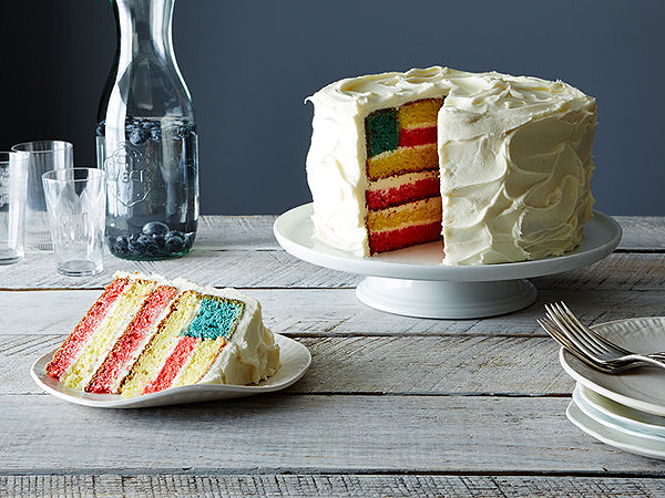 American Flag Cake