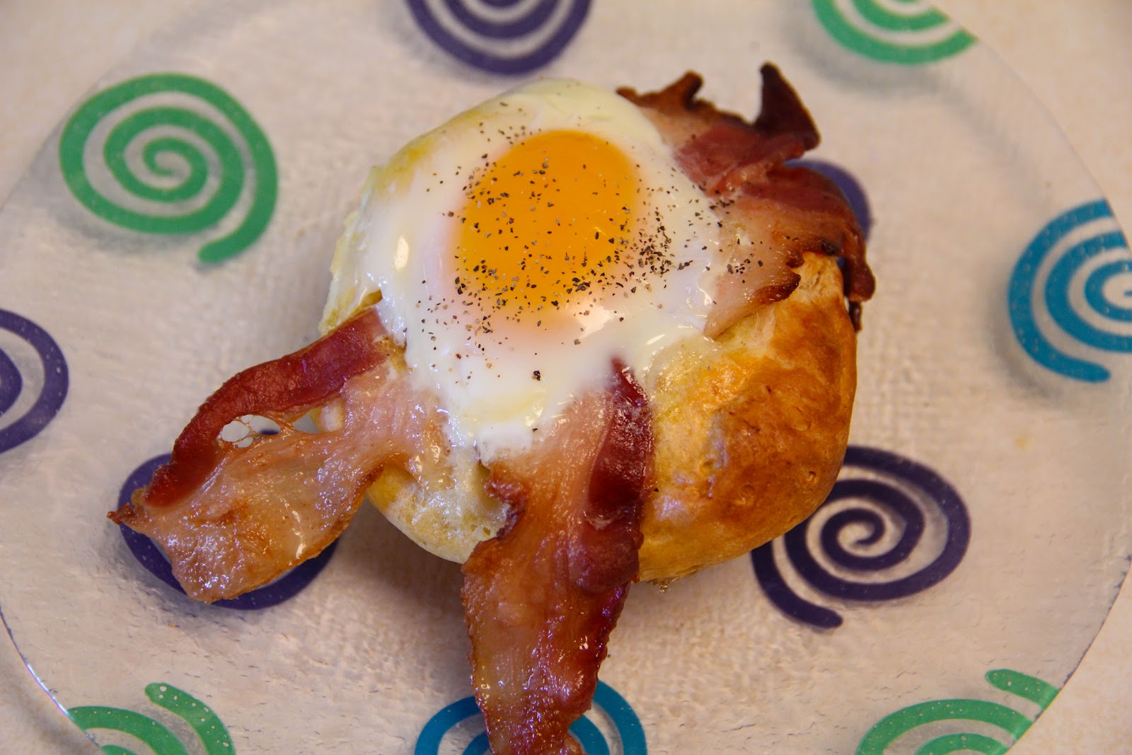 Bacon and Egg Cupcakes