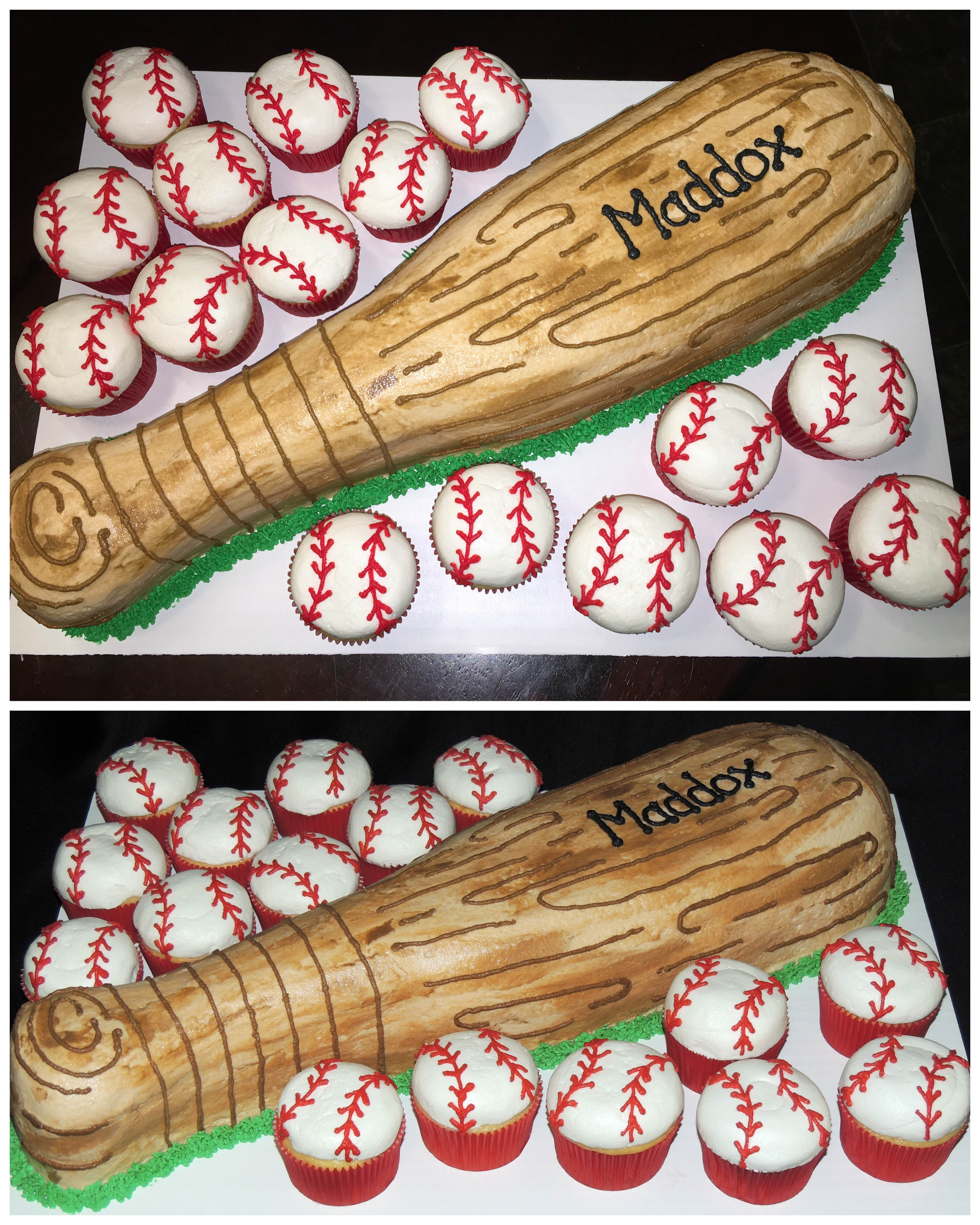Baseball Bat Cake Ideas