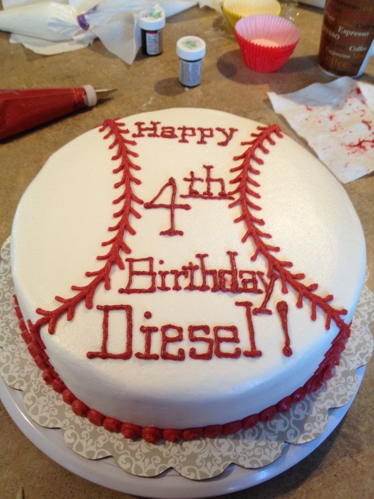 Baseball Birthday Cake Ideas