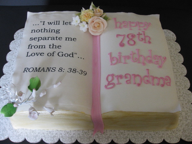 Bible Birthday Cake