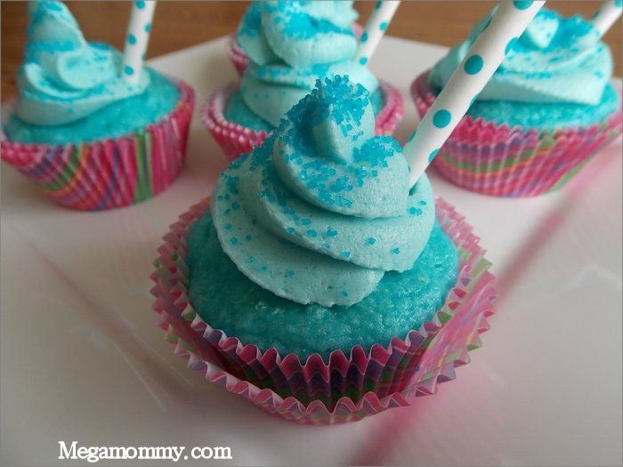 Blue Raspberry Cupcakes