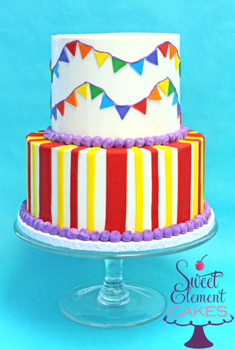 Buttercream Carnival Cake