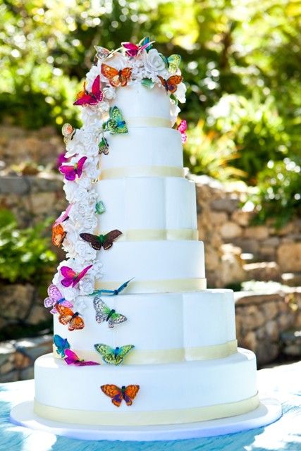 Butterfly Wedding Cake Decoration