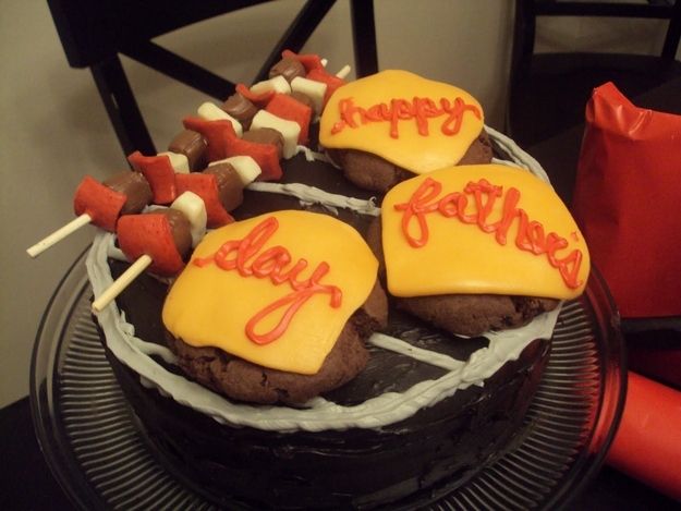 Cake Shaped Like Grill Cake Shaped Like Grill