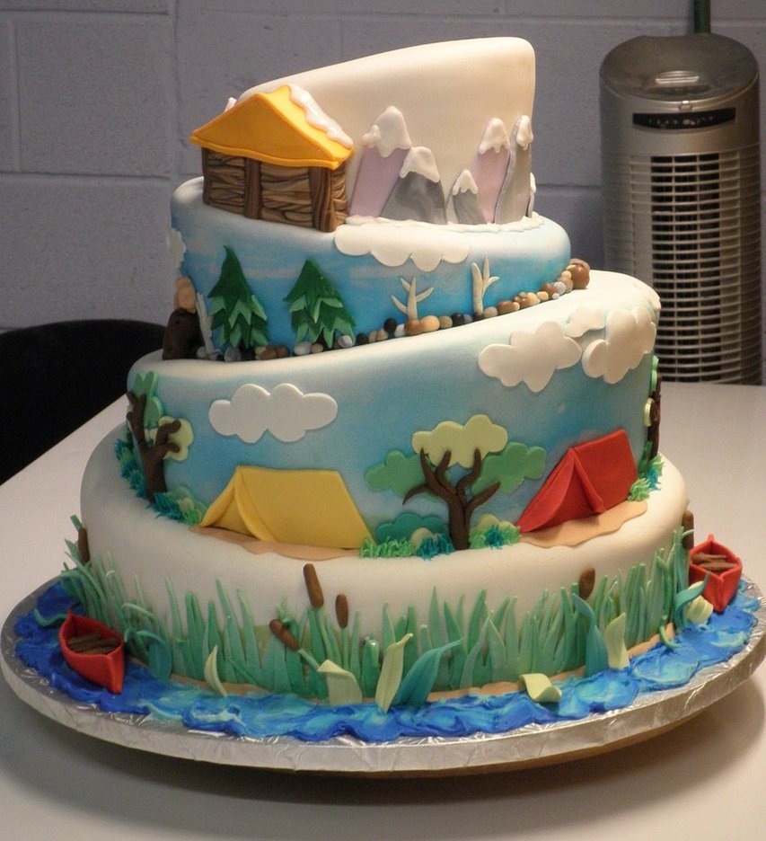 Camping Cake Camping Cake