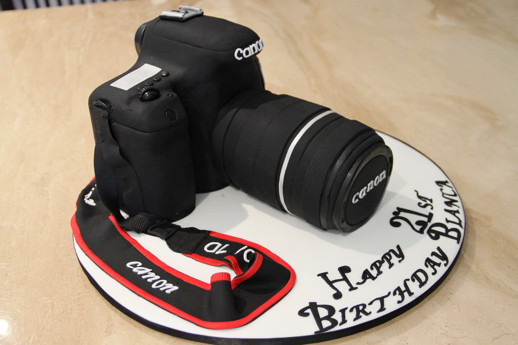 Canon Camera Cake