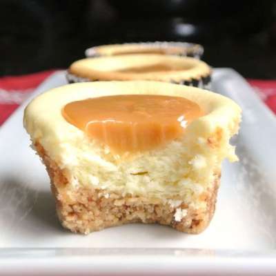 Caramel Cheesecake Bites