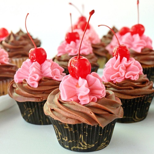 Cherry Chocolate Chip Cupcakes