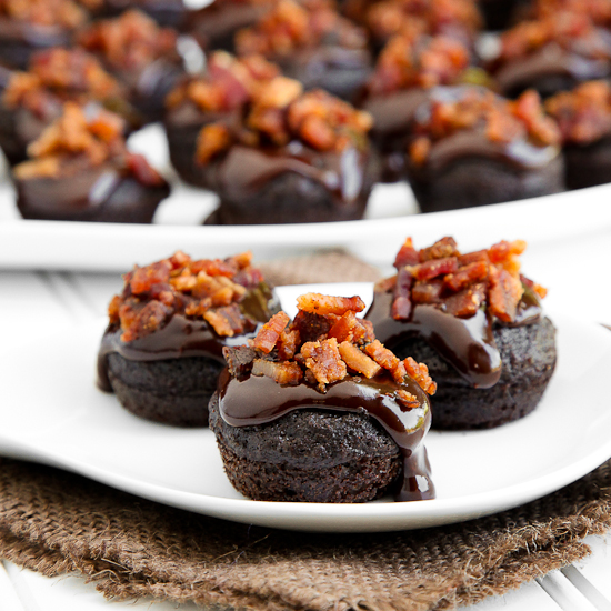 Chocolate Bacon Cupcakes