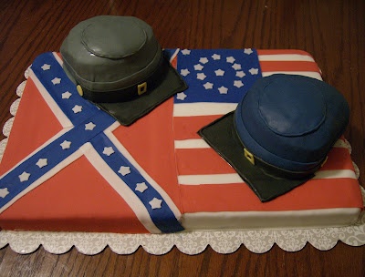 Civil War Birthday Cake Civil War Birthday Cake