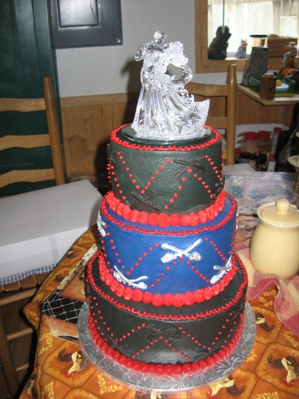 Civil War Wedding Cake Civil War Wedding Cake