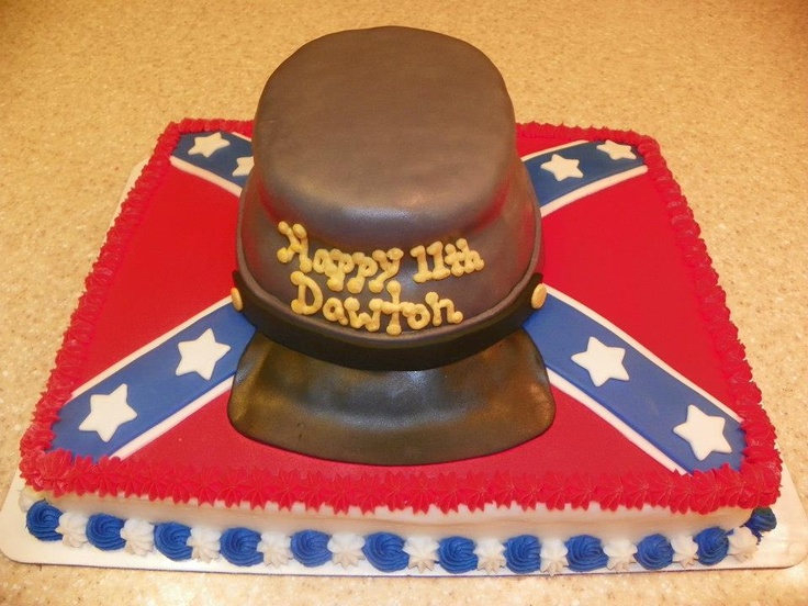 Confederate Birthday Cake Confederate Birthday Cake
