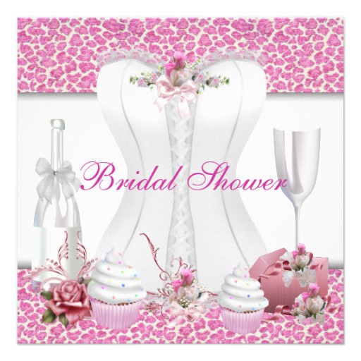 Cupcakes and Champagne Bridal Shower Invitation