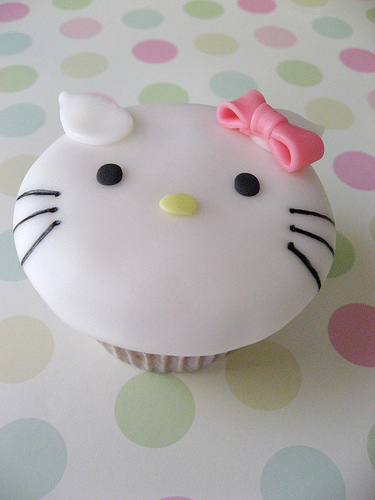 Cute Hello Kitty Cupcake Designs