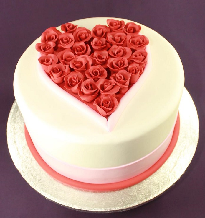Day Valentine Happy Birthday Cake Day Valentine Happy Birthday Cake