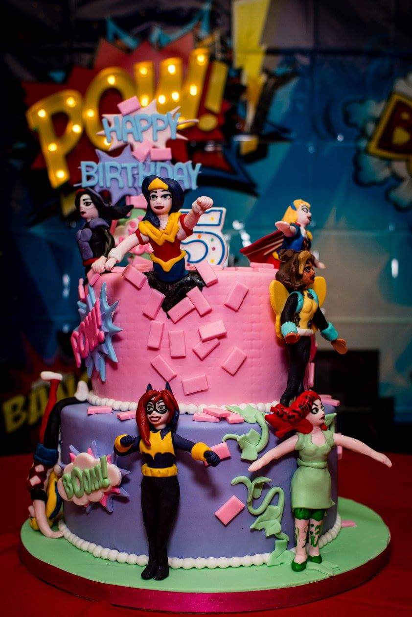 DC Superhero Girls Birthday Cake