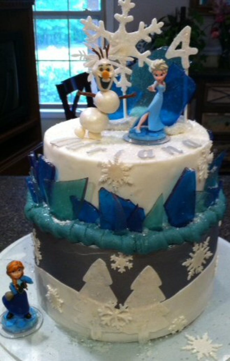 Disney Frozen Theme Cake Disney Frozen Theme Cake