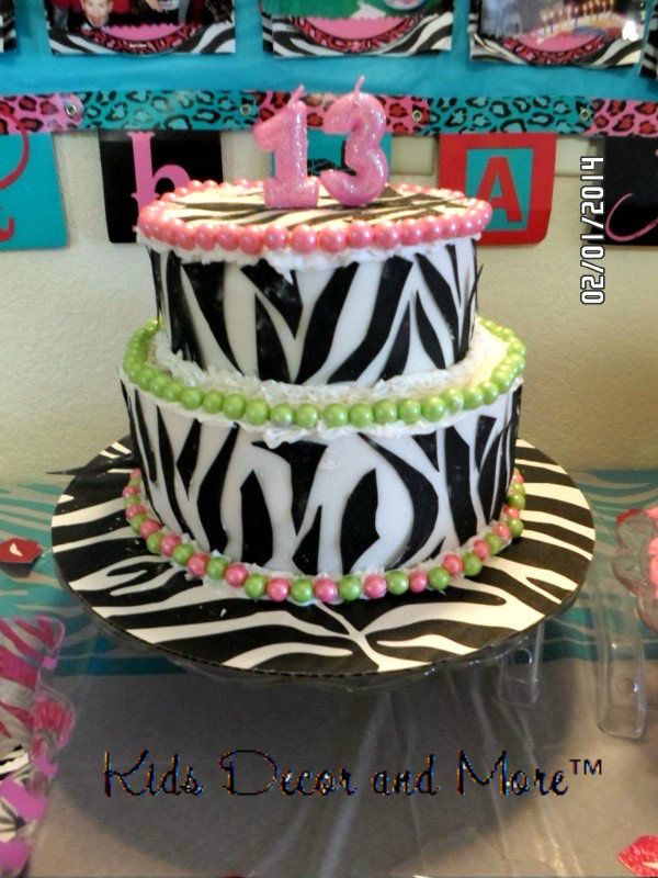 DIY Teenage Girl Birthday Cake