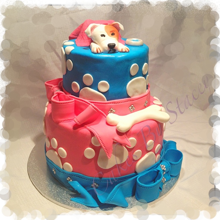 Dog Themed Birthday Cake Dog Themed Birthday Cake