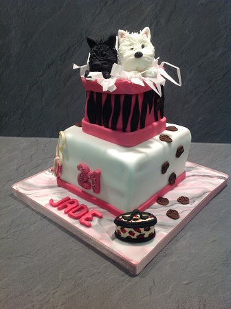 Dog Themed Birthday Cake Dog Themed Birthday Cake