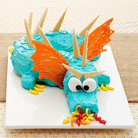 Dragon Birthday Party Cake