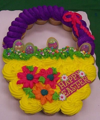 Easter Basket Cupcakes Easter Basket Cupcakes