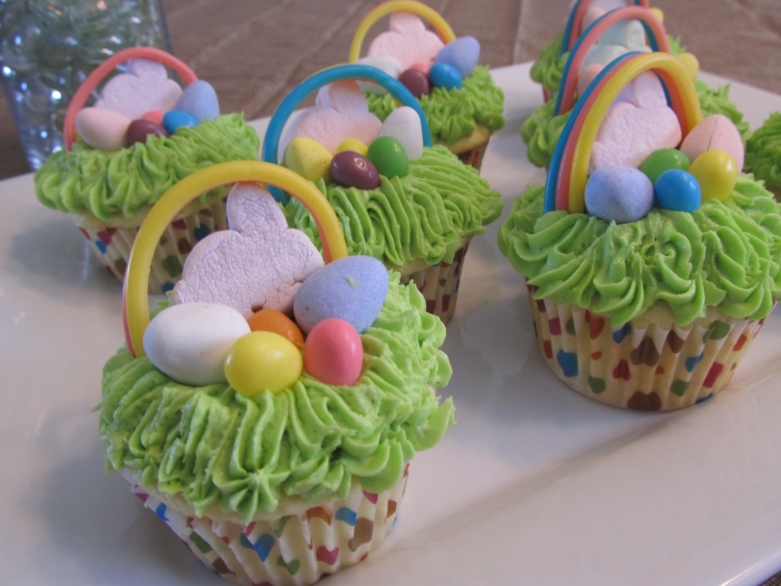 Easter Basket Cupcakes