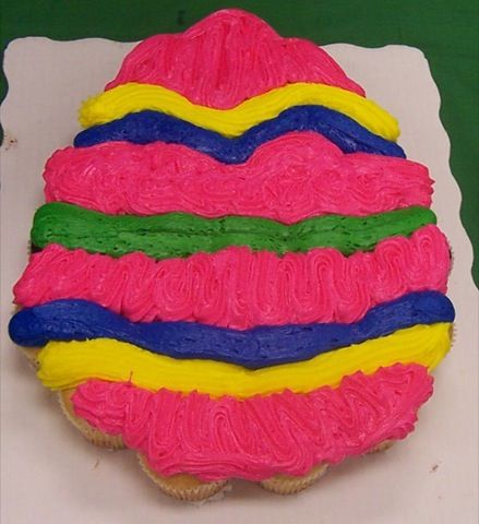 Easter Egg Pull Apart Cupcakes Easter Egg Pull Apart Cupcakes
